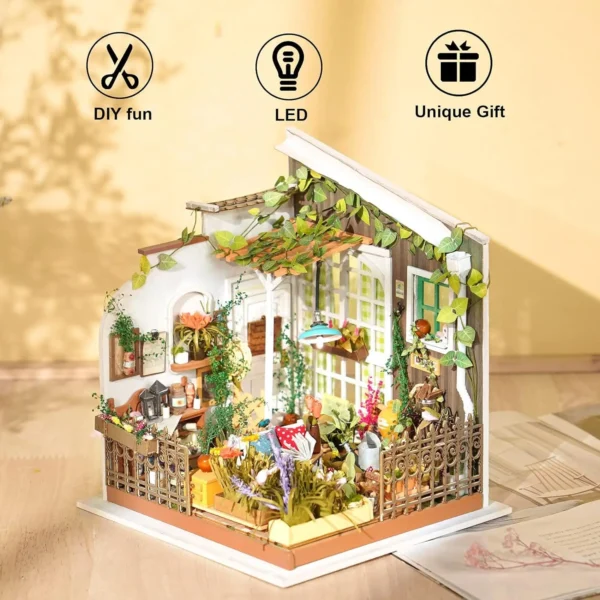 Miniature Dollhouse Kits DIY 3D Puzzle Model Home Decor Gift - Image 3