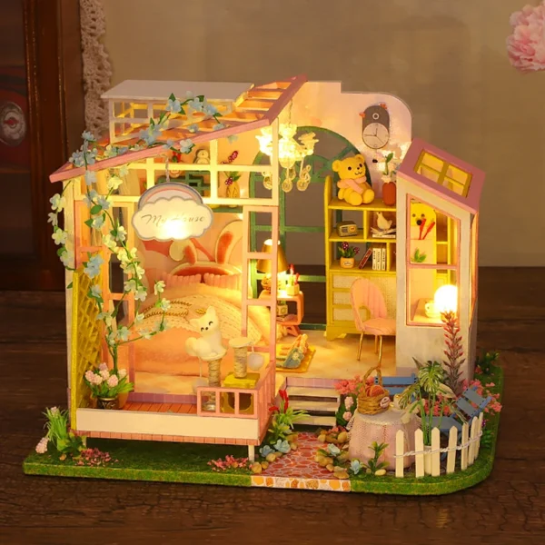 Miniature Dollhouse Kits DIY 3D Puzzle Model for Home Decoration - Image 5