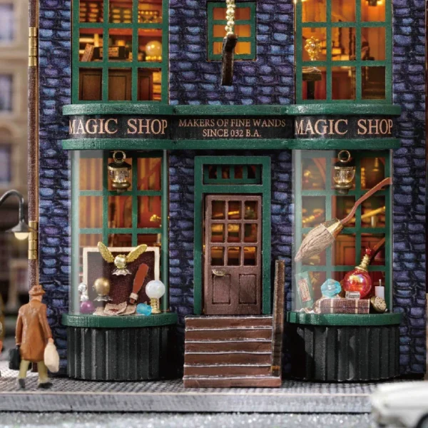 Miniature Dollhouse Kits with Furniture, Light, and Garden - Magic Shop Room Box - Image 5