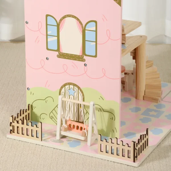 Miniature Dollhouse Kits - Children Puzzle Wooden Toys, DIY Tiny House Furniture Accessories - Image 4